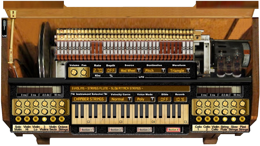  MB Vintage Keyboard - Chambersym Opened
