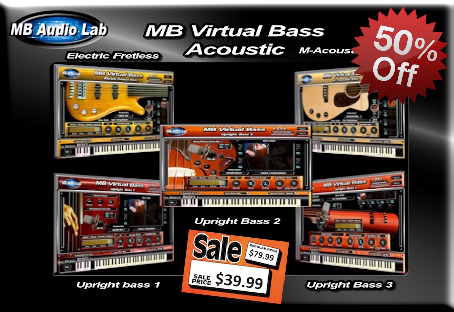 MB Virtual Bass - Acoustic Bass Bundle
