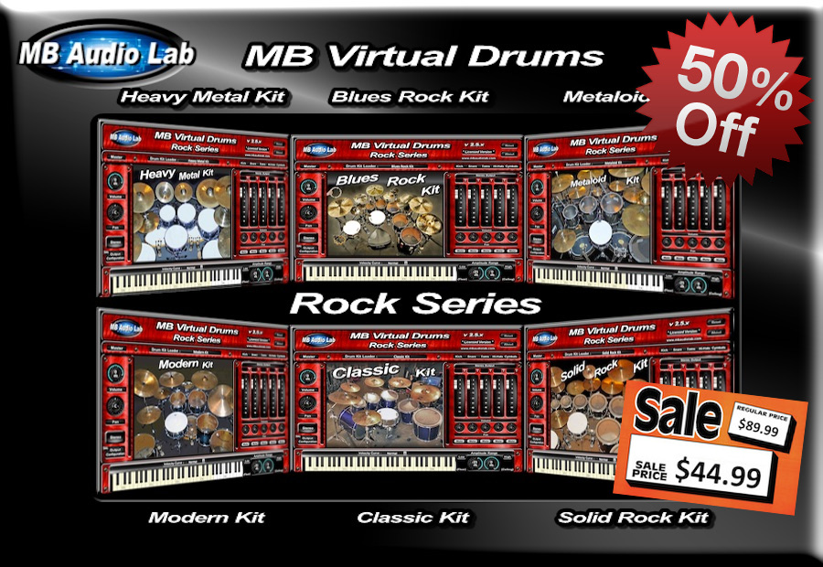 MB Virtual Drums - Rock Series Bundle