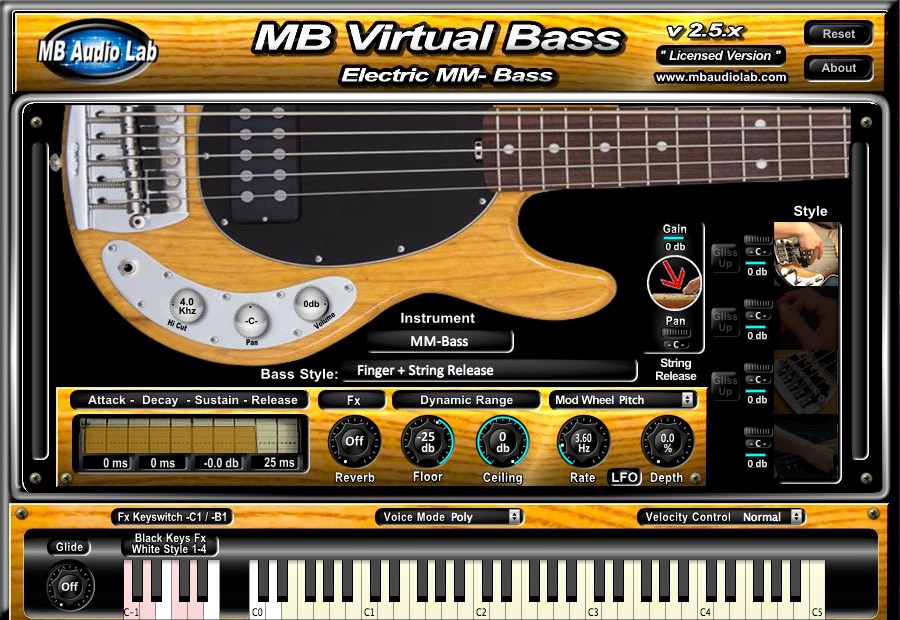 MB Virtual Bass - Electric Bass 
- MM-Bass