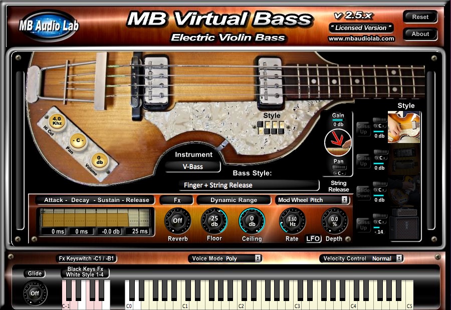 MB Virtual Bass - Electric Bass 
- V-Bass