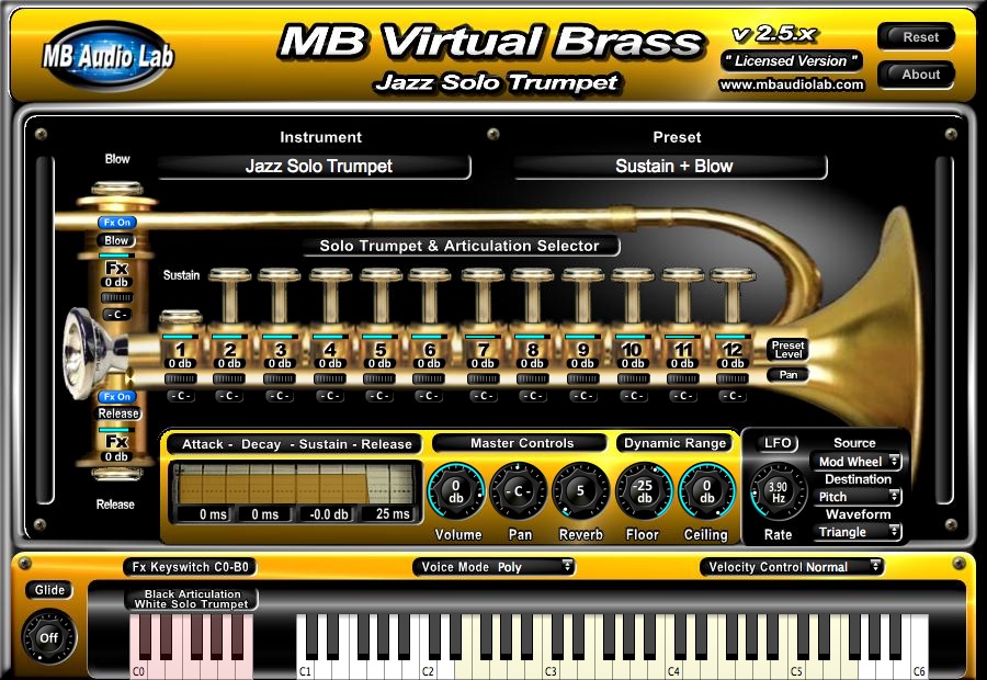 MB Virtual Brass - Jazz Brass 
- Solo Trumpet