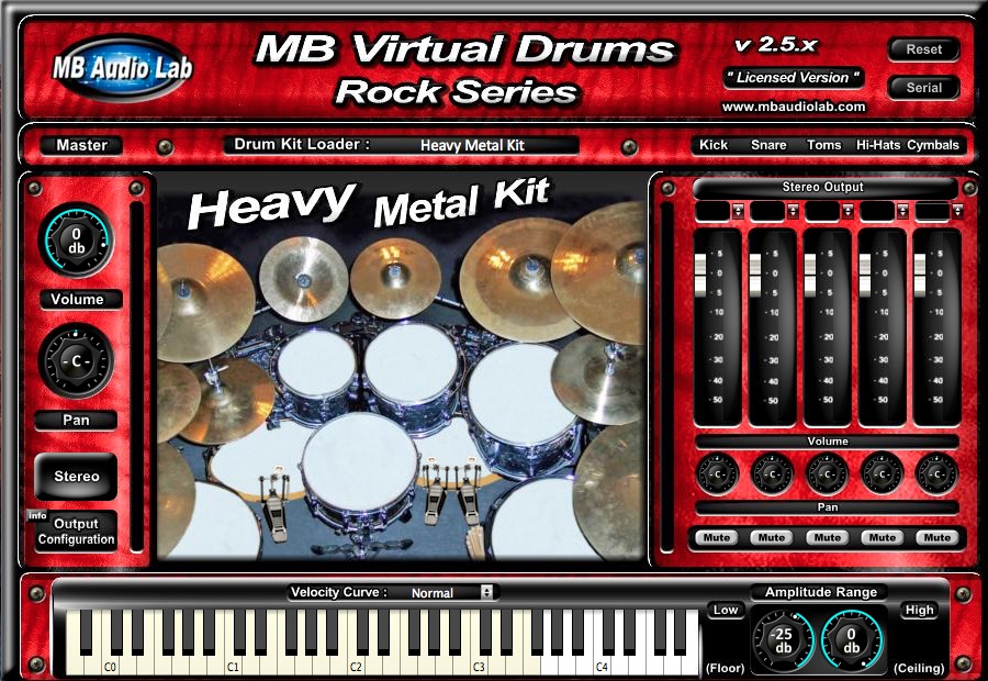 MB Virtual Drums Rock Series
- Heavy Metal Kit