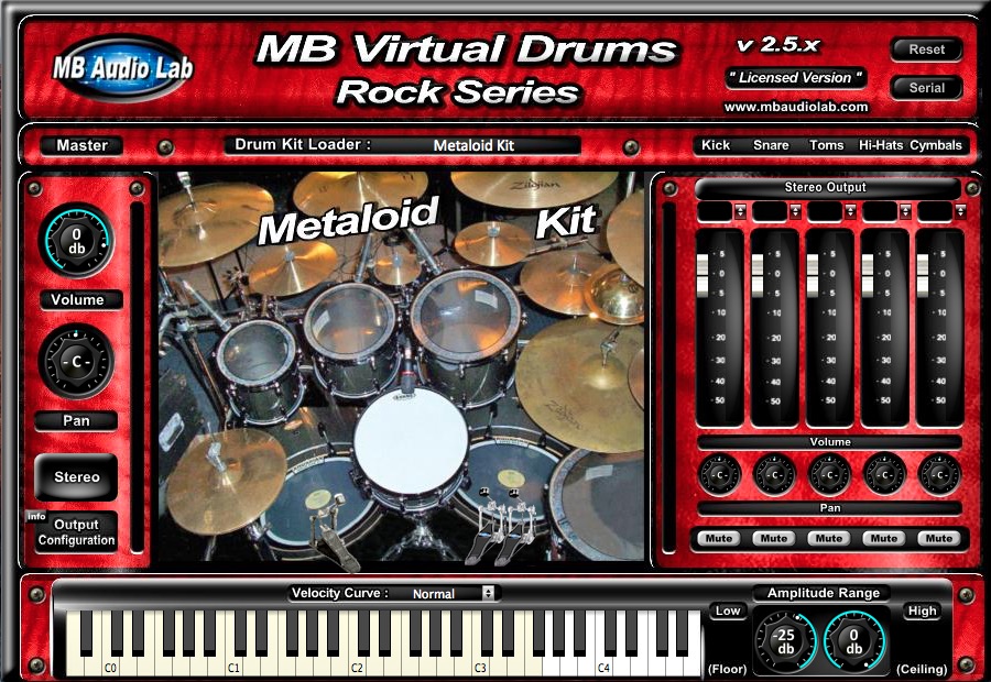 MB Virtual Drums Rock Series
- Metaloid Kit