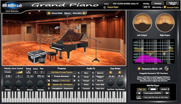 MB Virtual Keyboard - Acoustic Piano 
- B290 Brand