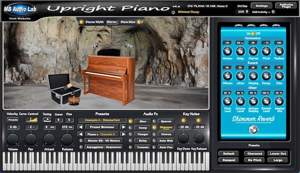 MB Virtual Keyboard - Upright Piano 
- Cinematic Upright A
