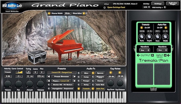 MB Virtual Keyboard - Acoustic Piano 
- Concert DR Grand