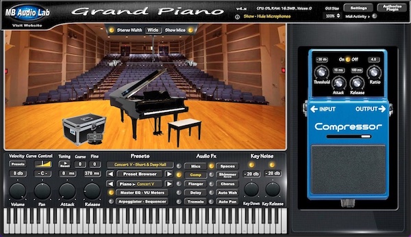 MB Virtual Keyboard - Acoustic Piano 
- Concert V Grand