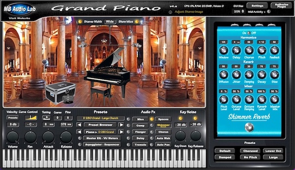 MB Virtual Keyboard - Acoustic Piano 
- D280 Grand