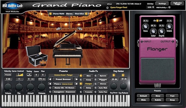 MB Virtual Keyboard - Acoustic Piano 
- Intense Grand