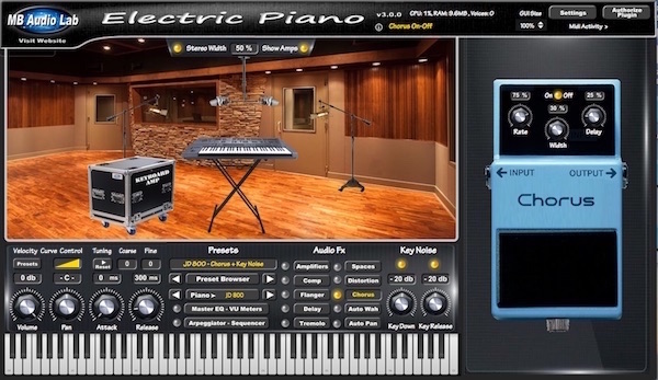 MB Virtual Keyboard - Electric Piano 
- JD-800
