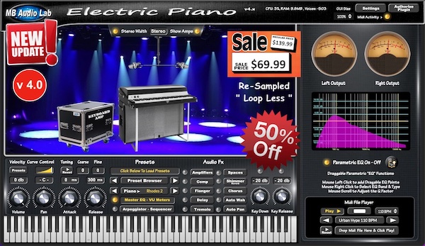 MB Virtual Keyboard - Electric Piano Bundle