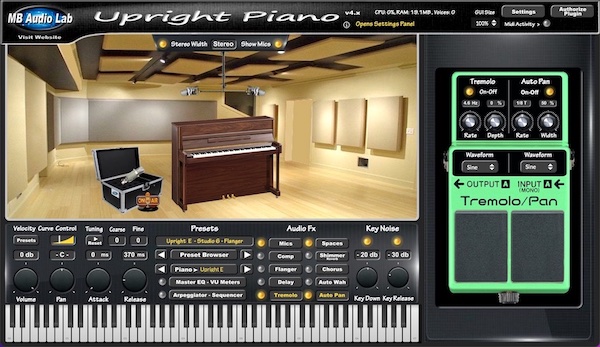 MB Virtual Keyboard - Upright Piano 
- Upright E