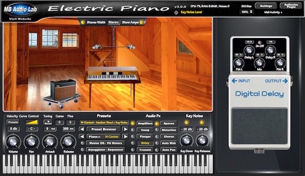 MB Virtual Keyboard - Electric Piano 
- W-Claviset
