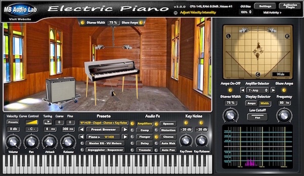 MB Virtual Keyboard - Electric Piano 
- W140B