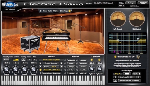 MB Virtual Keyboard - Electric Piano 
- YCP-70